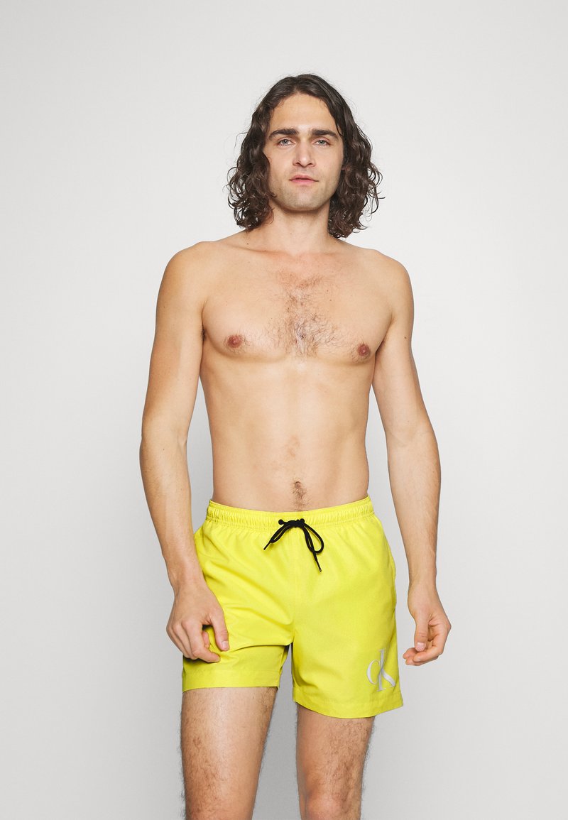 Calvin Klein Swimwear MEDIUM DRAWSTRING GRAPHIC - Short de bain - sunday sunshine