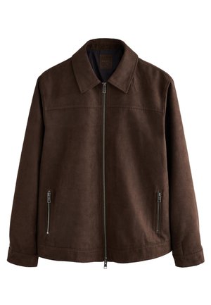 Next REGULAR FIT - Kunstlederjacke - brown