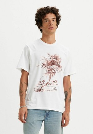 Levi's® TEE - Printtipaita - original white