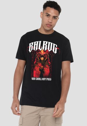Cotton Soul, THE LORD OF THE RINGS BALROG BAND - Print T-shirt - black