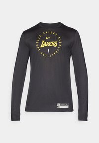 Nike Performance NBA LOS ANGELES LAKERS PRACTICE LONG SLEEVE - Klubové oblečenie - black