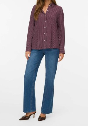 Overhemdblouse - bordeaux