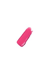 Felroze nagellakstreep met een glanzende afwerking, in een soepele, rechthoekige vorm, die levendige kleur en een egale textuur laat zien.
