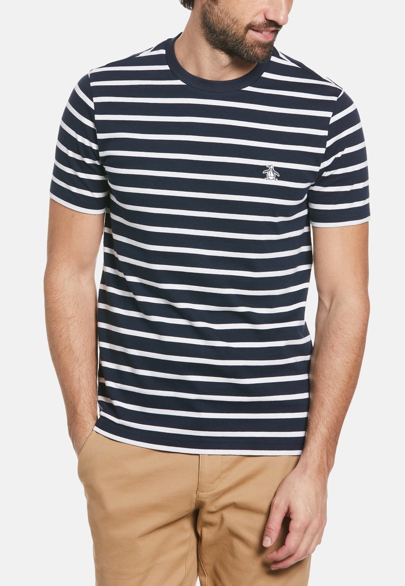 Original Penguin BRETON - T-shirt basic - dark sapphire