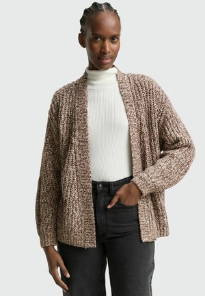 Cardigan - brown neps