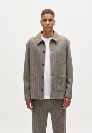 LIBRE STRIPES - Summer jacket - grey stripe
