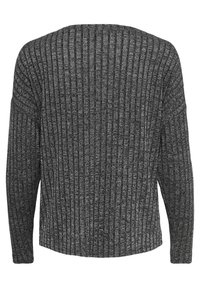 ONLY Strickpullover - mottled dark grey