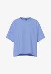 PIECES OBERTEIL MIT KURZEN ÄRMELN PCCHILLI - T-shirt basique - hydrangea