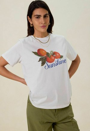 Sissy-Boy Print T-shirt - weiß