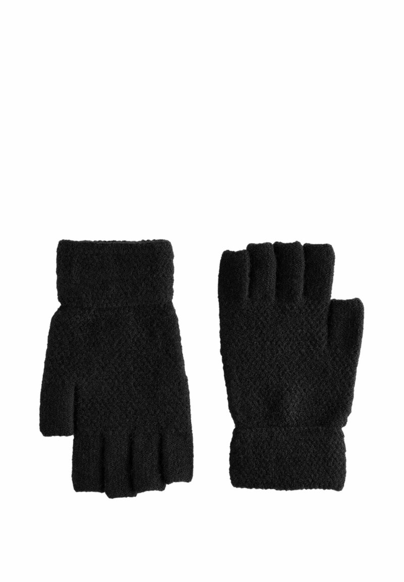 Next REGULAR FIT - Bezprstové rukavice - black