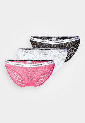 3 PACK - Slip - cerise/white/black