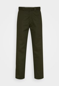 WORK - Hlače - olive green