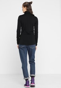 icebreaker MERINO 200 MID WEIGHT OASIS HALF ZIP - Undershirt - BLACK