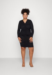 Noisy May Curve NMCEMRE  RUCHING  CURVE - Vestido de cocktail / Vestido de festa - black
