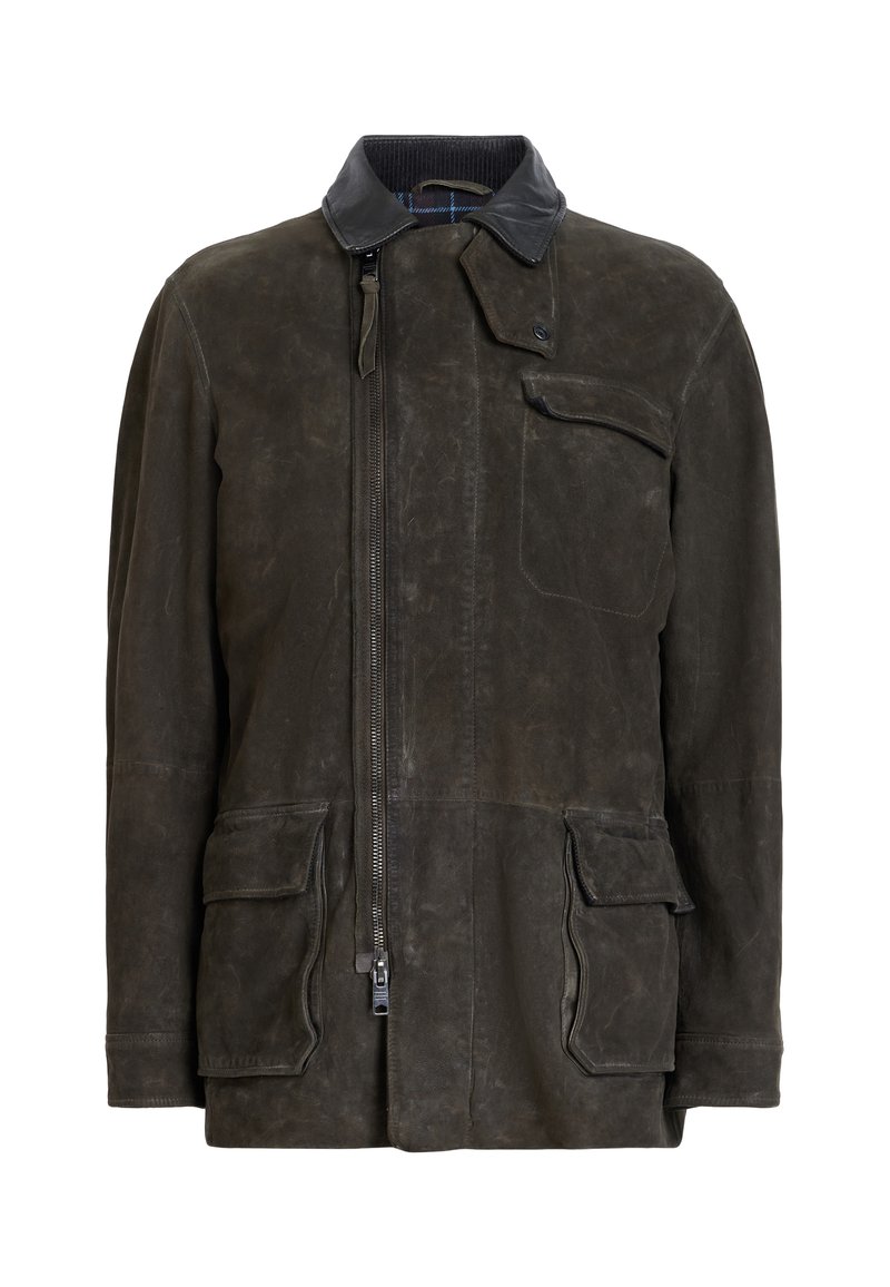AllSaints Halflange jas grijs