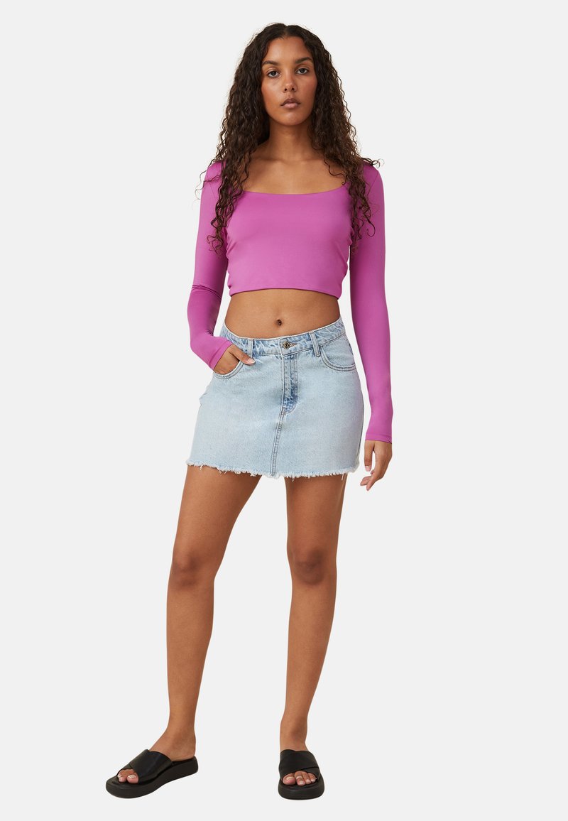 Cotton On Longsleeve donkerroze