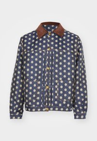 Sister Jane BUCK FLOWER JACKET UNISEX - Denim jacket - navy