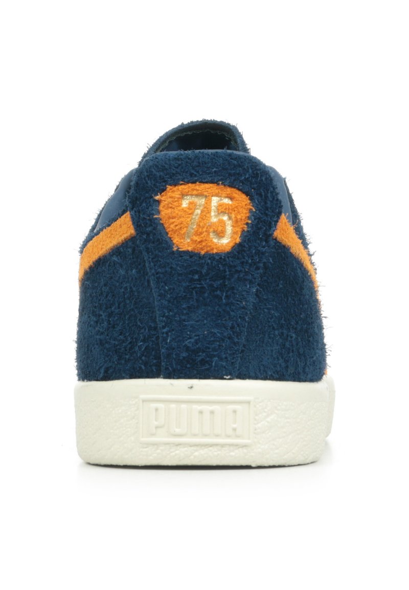 Puma CLYDE Sneakers laag persian blue orange brick/donkerblauw