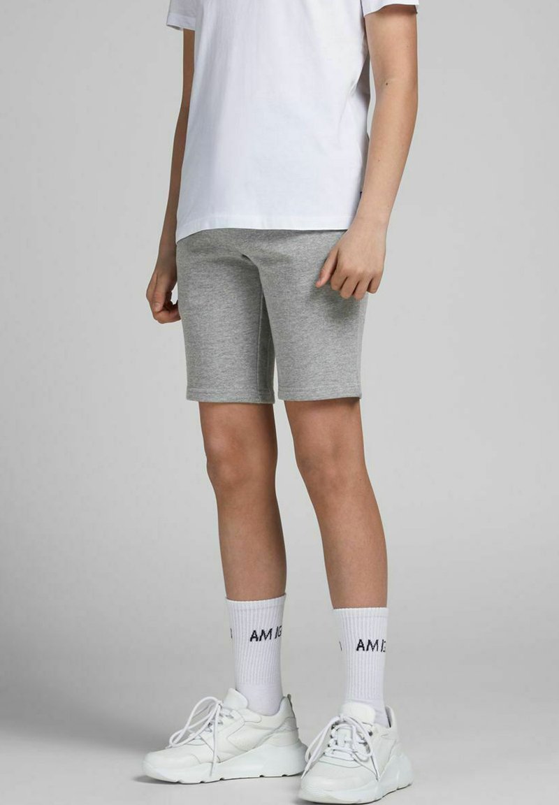 Kinder Shirts & Tops | Jack & Jones Junior 2 PACK Shorts light grey melange/hellgrau-meliert - YL09607 Kinder Shirts & Tops | Jack & Jones Junior 2 PACK Shorts light grey melange/hellgrau-meliert - YL09607