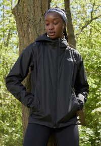 The North Face - QUEST  - Regenjacke / wasserabweisende Jacke - black/foil grey Thumbnail-Bild 1