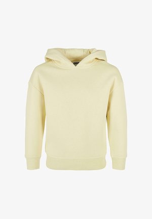 Pulover s kapuco - softyellow