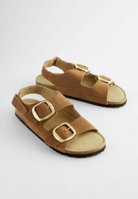 Next BACK STRAP  - Sandaalit nilkkaremmillä - golden tan