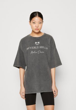 Print T-shirt - black