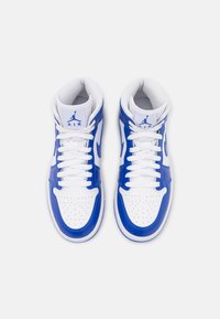 Jordan AIR JORDAN 1 MID - Sapatilhas de cano alto - white/hyper royal