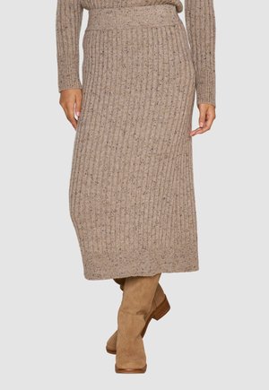 EMMA - Jupe crayon - gris