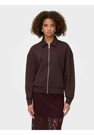 JDYSAFINA - Sweat zippé - fudge