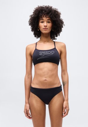 THIN STRAP TWO PIECE SET - Bikini - anthracite