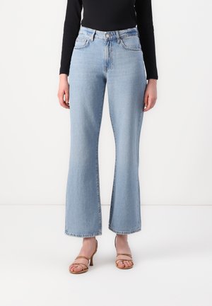 PERFECT WIDE - Wide leg - blue