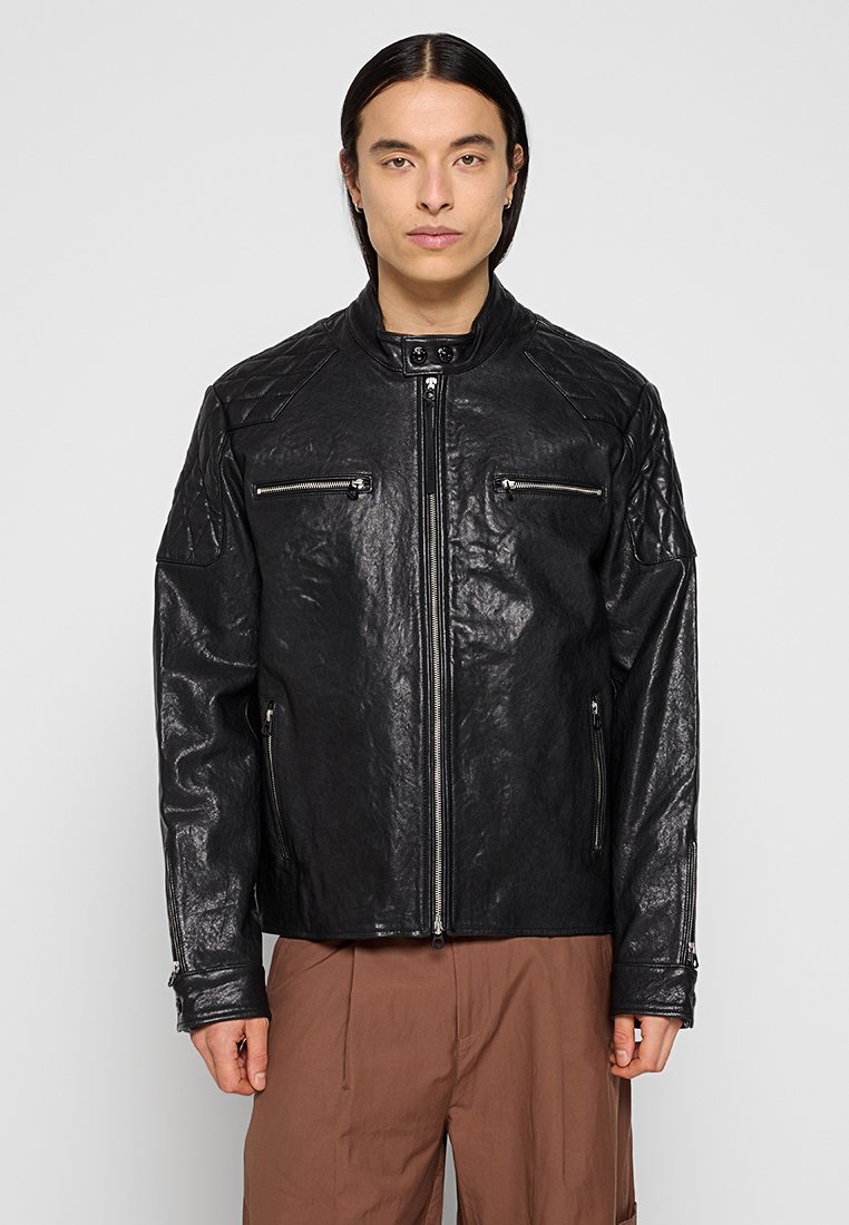 Replay Leren jas zwart Replay Leren jas zwart