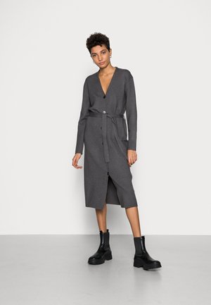 Jumper dress - mottled dark grey