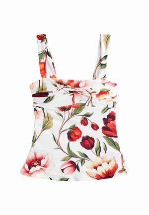 TALL FIT - BANDEAU TUMMY CONTROL  - Top - white floral