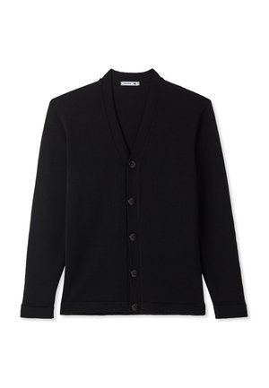 IN MISTO SCOLLO  V - Cardigan - nero