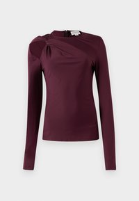 TWIST ARMHOLE DETAIL - Μπλούζα με μακριά μανίκια - merlot