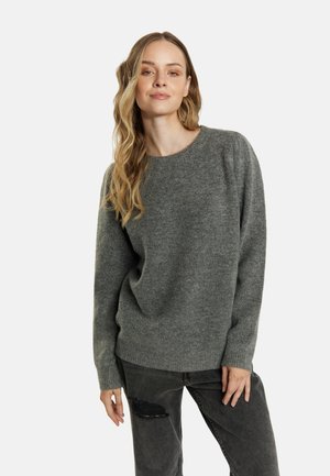 DreiMaster, DREIMASTER STRICKPULLOVER - Pullover - dunkelgrau melange