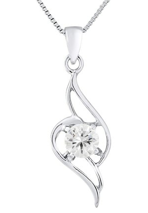 JUSTINE - Pendentif - argentée couleur