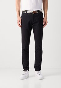 Scotch & Soda BELTED MOTT - Chinos - black