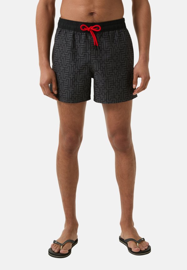 Badeshorts - schwarz dunkelgrau
