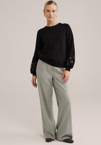 WE Fashion Sportinis megztinis - black