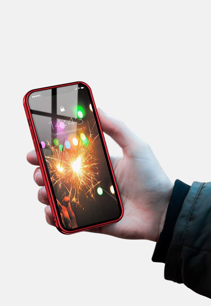 Arrivly CRYSTAL CLEAR CASE FOR IPHONE IPHONE 14 Obal na telefon red