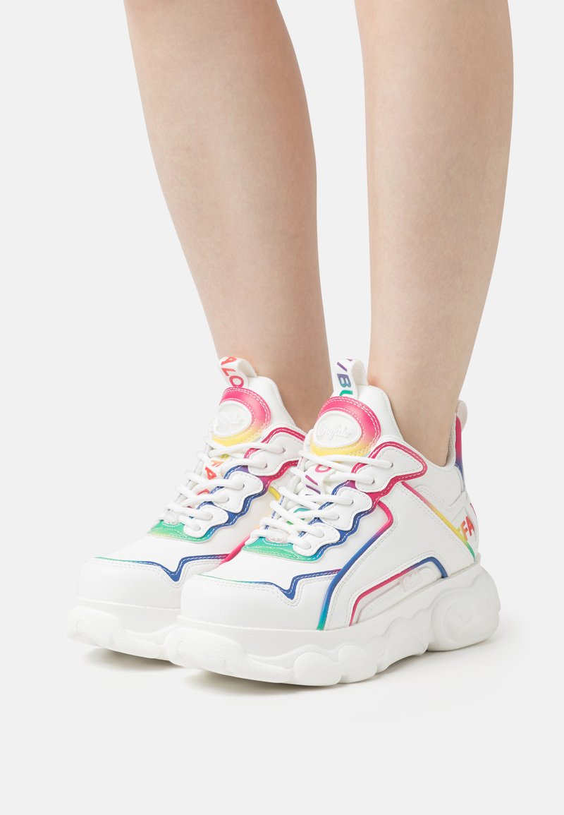 Buffalo CHAI - Trainers - white/rainbow