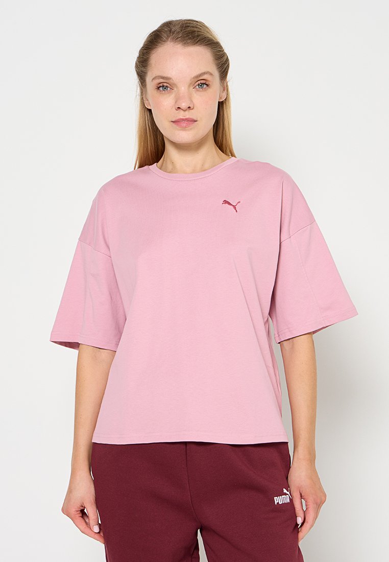 Puma Sport T-shirt donkerroze