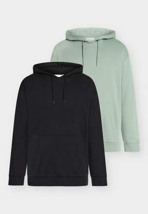 2 PACK - Pulover s kapuco - black/green