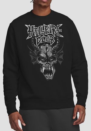 NETFLIX, STRANGER THINGS HELLFIRE DEMON FACE - Sweatshirt - black