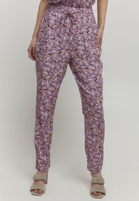 b.young - JOELLA PANTS - Housut - ash rose mix Pienoiskuva 1