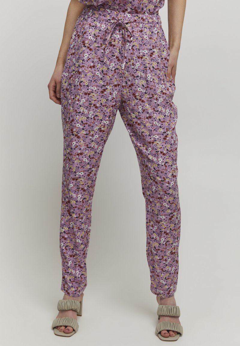 b.young - JOELLA PANTS - Kalhoty - ash rose mix, Zvětšit