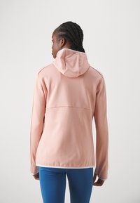 Vaude WOMENS VALSORDA HOODY - Cipzáras pulóver - soft rose